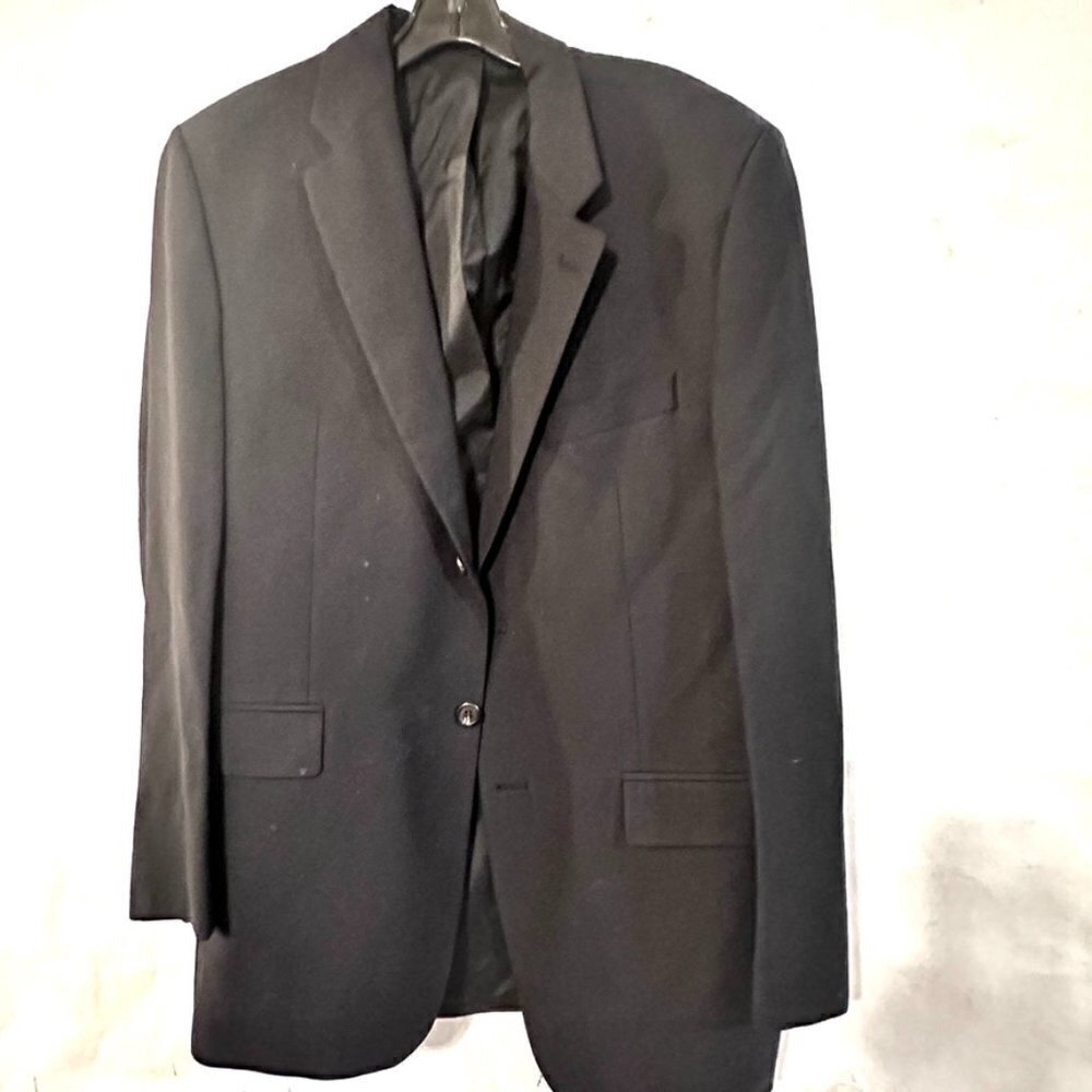 RalpH Lauren Black Blazer Sport Coat Jacket 44R Wool Sports Size 44 - Picture 4 of 13